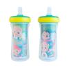 The First Years Bluey Insulated Straw Cup – Bluey Sippy Cups with Straw – Kids Water Bottles – 9 Oz – 2 Count – Ages 9 Months and Up(2 Count)