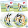 Unique Bluey Birthday Party Supplies | Serves 16 | Bluey Party Supplies | Bluey Birthday Decorations | Bluey Party Decorations | Bluey Plates and Napkins