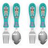 Zak Designs Bluey Kid Flatware Set with Fun Character Art on Both Utensils, Non Slip Fork and Spoon Set is Perfect for Encouraging Picky Eaters to Finish Their Plates (2 pk, BPA-Free)(LOL Surprise)