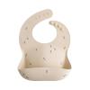 mushie x Bluey Silicone Baby Bib | Adjustable Fit Waterproof Bibs (Bluey Ivory)(Bees)