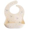 mushie x Bluey Silicone Baby Bib | Adjustable Fit Waterproof Bibs (Bluey Ivory)(Bluey Ivory)
