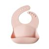 mushie x Bluey Silicone Baby Bib | Adjustable Fit Waterproof Bibs (Bluey Ivory)(Blush)