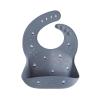 mushie x Bluey Silicone Baby Bib | Adjustable Fit Waterproof Bibs (Bluey Ivory)(Boats)