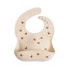 mushie x Bluey Silicone Baby Bib | Adjustable Fit Waterproof Bibs (Bluey Ivory)(Butterflies)