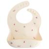 mushie x Bluey Silicone Baby Bib | Adjustable Fit Waterproof Bibs (Bluey Ivory)(Circus)