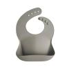 mushie x Bluey Silicone Baby Bib | Adjustable Fit Waterproof Bibs (Bluey Ivory)(Silver Sage)