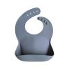 mushie x Bluey Silicone Baby Bib | Adjustable Fit Waterproof Bibs (Bluey Ivory)(Tradewinds)