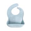mushie x Bluey Silicone Baby Bib | Adjustable Fit Waterproof Bibs (Bluey Ivory)(White Daisy)
