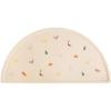 mushie x Bluey Silicone Placemat for Kids | BPA-Free Non-Slip Design (Bluey Ivory)(Dinosaurs)