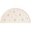 mushie x Bluey Silicone Placemat for Kids | BPA-Free Non-Slip Design (Bluey Ivory)(Pink Flowers)