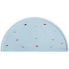 mushie x Bluey Silicone Placemat for Kids | BPA-Free Non-Slip Design (Bluey Ivory)(Retro Cars)