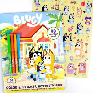 Bluey Coloring & Activity Book Coloring Book Activity for Kids Ages 3 & Up – Includes Stickers for Kids(Bluey Coloring & Activity Book)