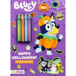 Bluey Colortivity: Happy Halloween! (Color & Activity with Crayons)