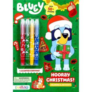 Bluey Colortivity: Hooray Christmas! (Color & Activity with Twistable Crayons)
