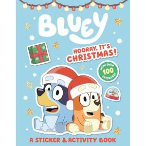 Bluey: Hooray, It’s Christmas!: A Sticker & Activity Book
