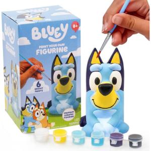 Bluey Paint Your Own Light-Up Figurine, Bingo Night Light, Toys for Kids, Playset, Party Decorations, Game, for Kids Ages 3+, Small(Bluey Figurine)