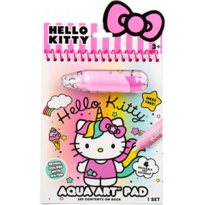 Horizon Group USA Bluey Aqua Art – Reusable Water Reveal Activity Pages With Water Pen for No-Mess Drawing and Coloring(Hello Kitty)