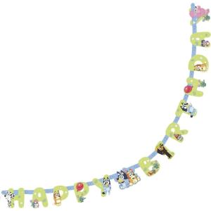 Multicolor Paper Jointed Banner (Pack of 1) – 6 ft. – Adorable Bluey Design, Perfect Decoration For Birthday Parties, Themed Events, & Celebrations
