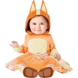 Spirit Halloween Bluey Bingo Baby Dress Costume | Officially Licensed | Family Group Costumes | Baby Disney Outfit