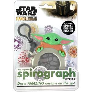 Spirograph Cyclex Clip Bluey – The Easy Way to Make Countless Amazing Designs – Rotating Stencil Wheel – Travel Ages 5+(Grogu)