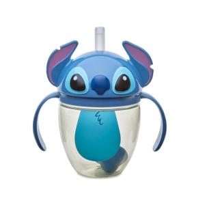 The First Years Bluey Trainer Weighted Straw Cup – Toddler Cups with Weighted Straw – Baby and Toddler Straw Cup Spill Proof – Bluey Toddler Feeding Supplies – Ages 6 Months and Up – 7 Ounce(Stitch)