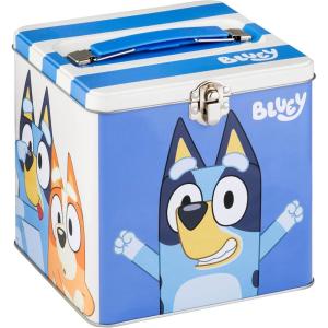 XL Storage Tin with Handle, Bluey