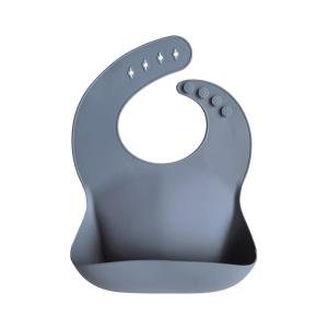 mushie x Bluey Silicone Baby Bib | Adjustable Fit Waterproof Bibs (Bluey Ivory)(Tradewinds)