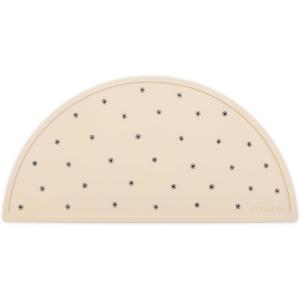 mushie x Bluey Silicone Placemat for Kids | BPA-Free Non-Slip Design (Bluey Ivory)(Black Daisy)