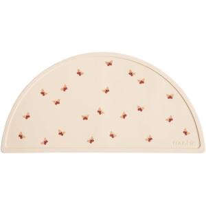mushie x Bluey Silicone Placemat for Kids | BPA-Free Non-Slip Design (Bluey Ivory)(Butterflies)