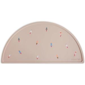 mushie x Bluey Silicone Placemat for Kids | BPA-Free Non-Slip Design (Bluey Ivory)(Rocket Ship)