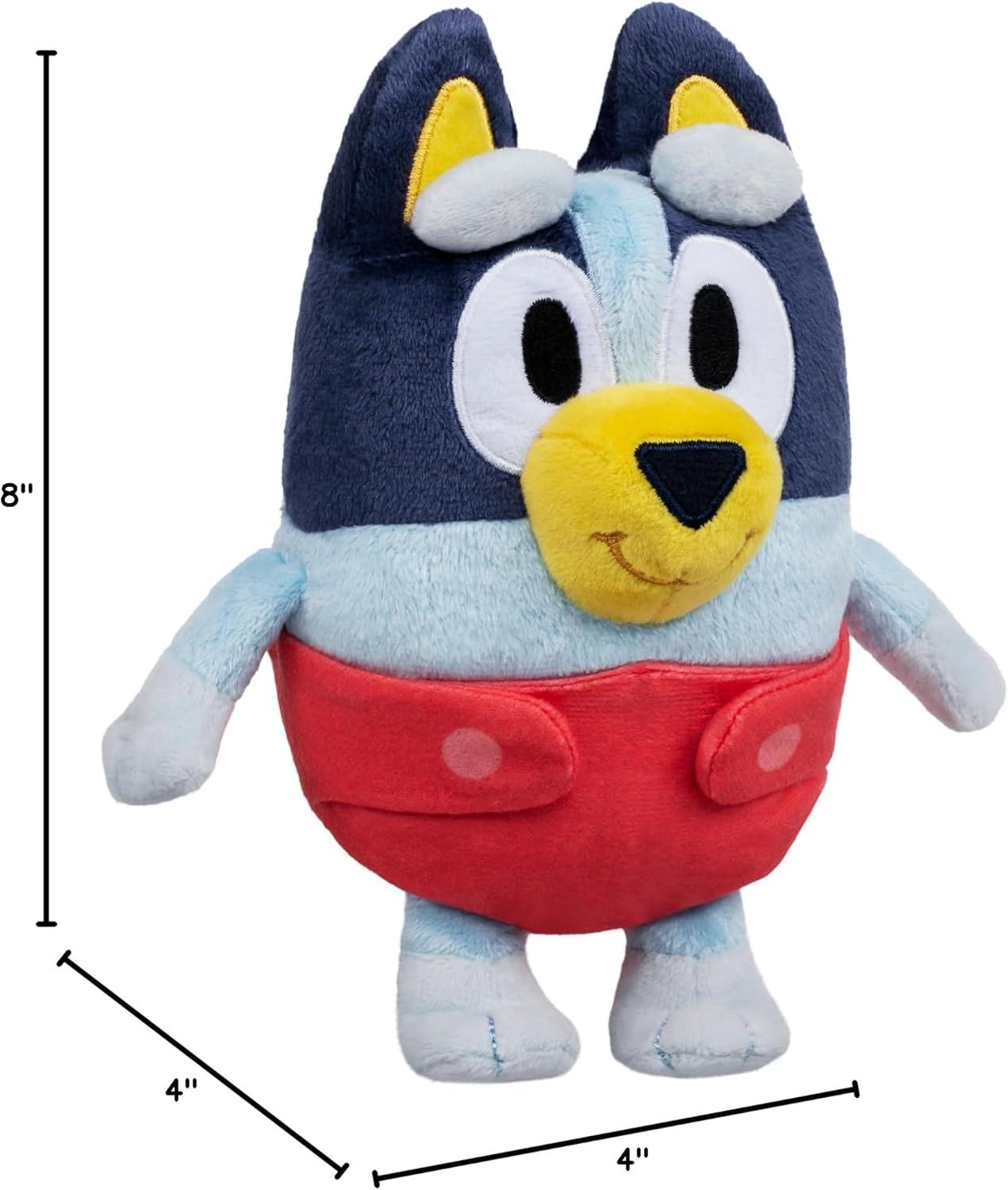imageBluey Friends Plush Soft Toy Baby Plush Toy with Removable Nappy Diaper
