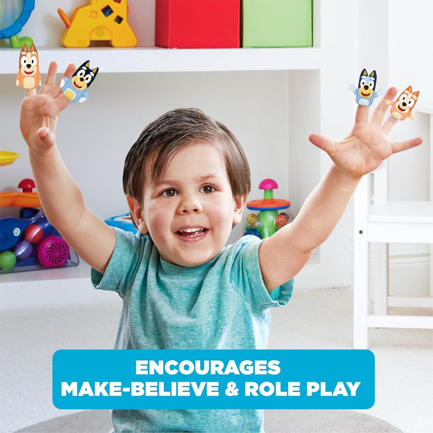 imageBluey Jumbo Finger Puppets 4 Piece