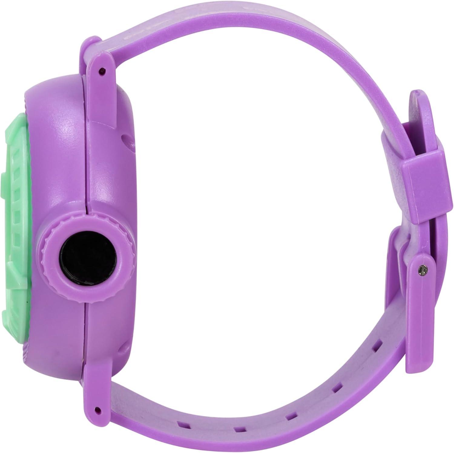 imageBluey Kids Projection Watch with LCD Display 10 Fun Bluey Images LightUp Projector Adjustable Plastic Strap KidFriendly Durable Build Perfect for Young Bluey Fans Fits Wrist Sizes 55quot to 8quot