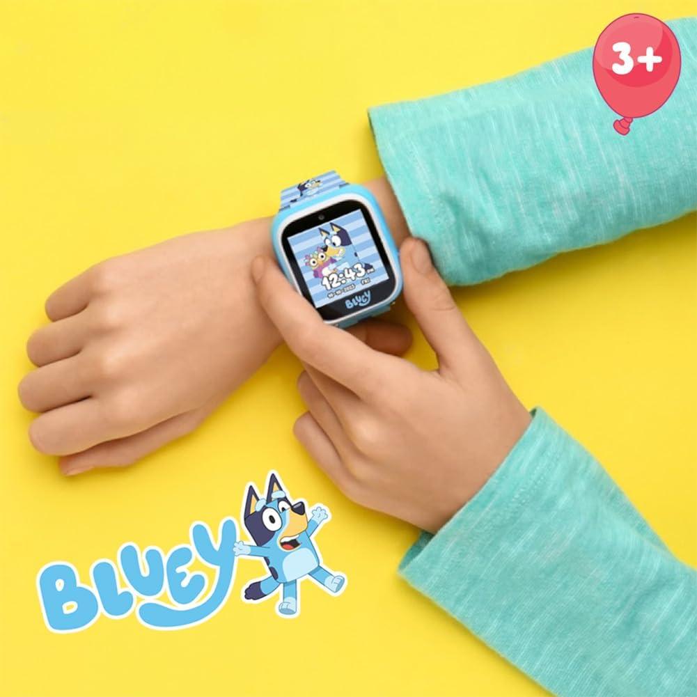 imageBluey Kids Smartwatch with Camera Games Pedometer and Audio Recorder for Creative Play and Learning 15quot Touchscreen Blue Fits 55quot80quot Wrists for Boys and Girls Ages 3