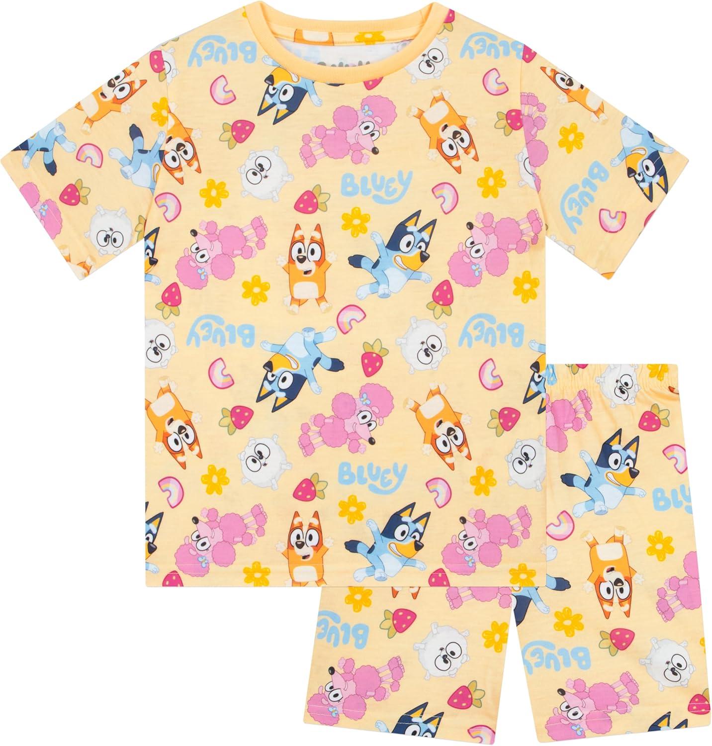 imageBluey Pajamas Bingo Girls Pajamas 2 Pack Pj Sets Pack Of 2 Girls Pajama Set