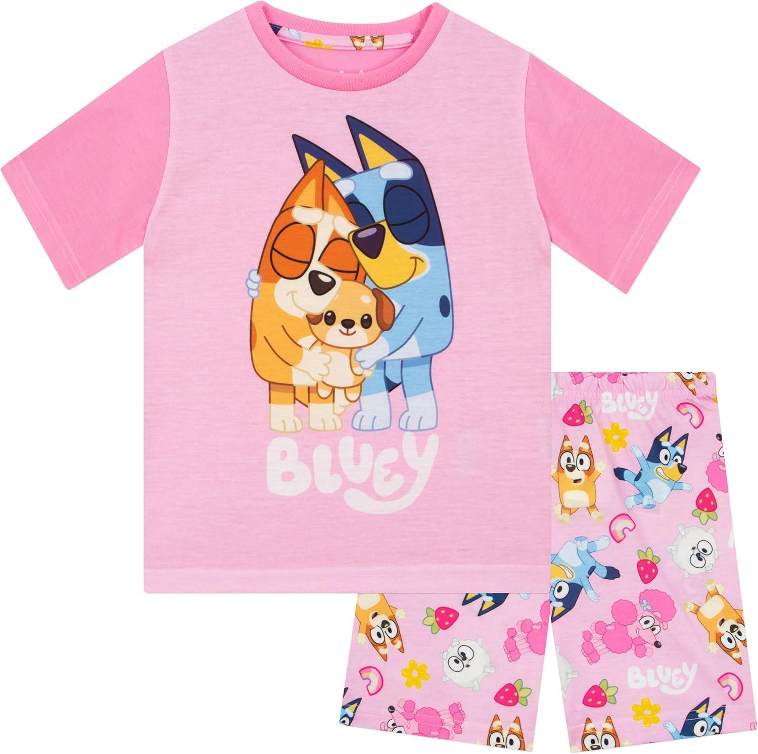 imageBluey Pajamas Bingo Girls Pajamas 2 Pack Pj Sets Pack Of 2 Girls Pajama Set