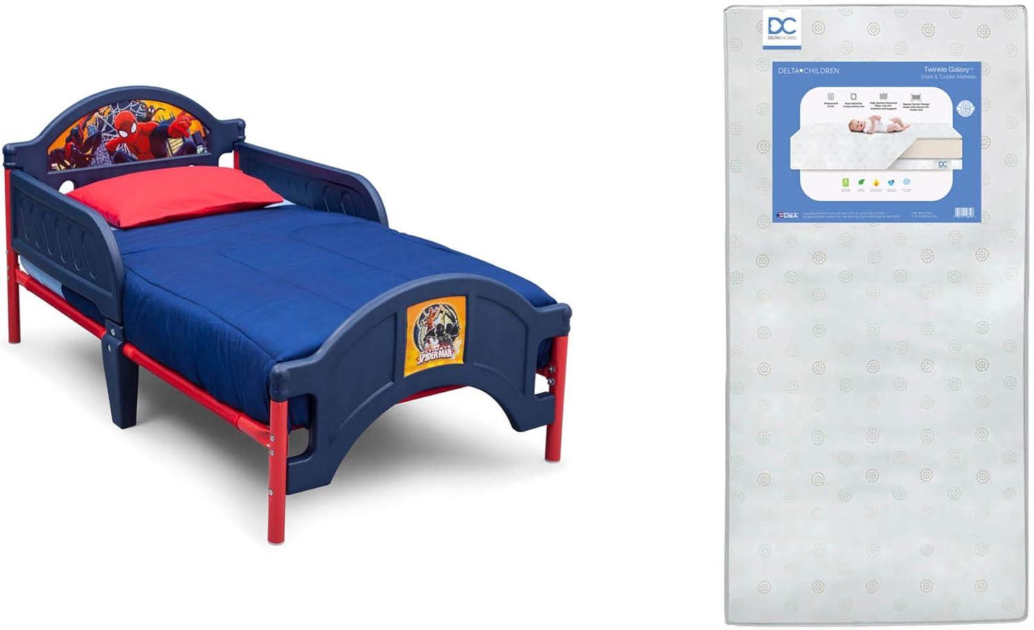 imageDelta Children Plastic Toddler Bed BlueySpiderman