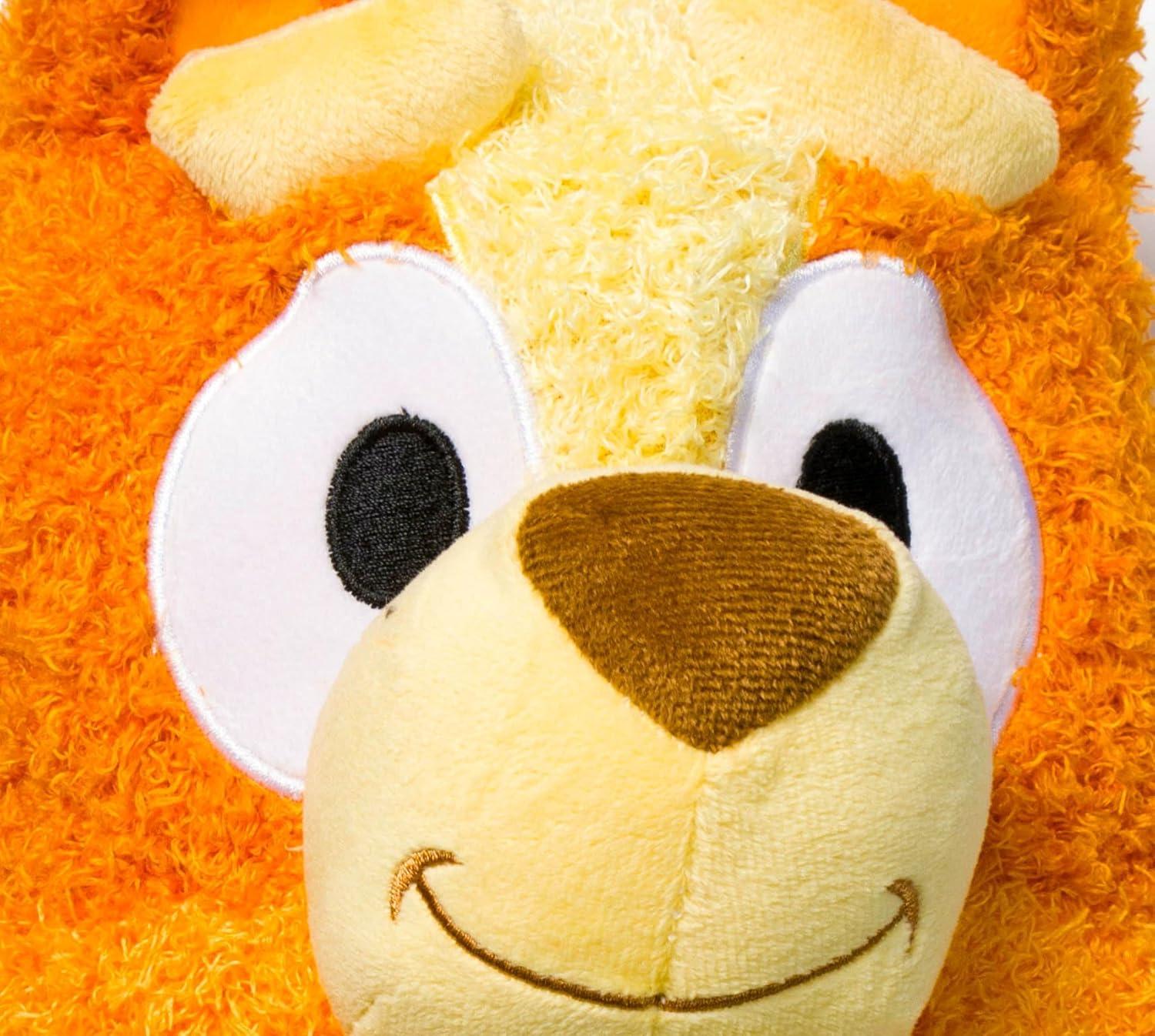 imageJay Franco Weighted Bluey Plush Pillow Buddy 25 lbs Soft Plushie Stuffed Pillow 17 Inches Orange Bingo