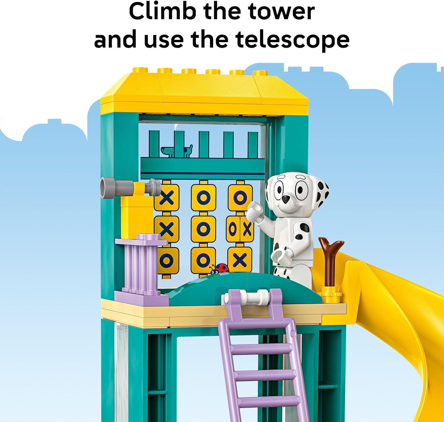 imageLEGO Bluey Playground Fun with Bluey and Chloe Sensory Building Blocks Preschool Pretend Play ampamp Learning Toys for Kids 4 Year Old Girl ampamp Boy Birthday Gifts 11201