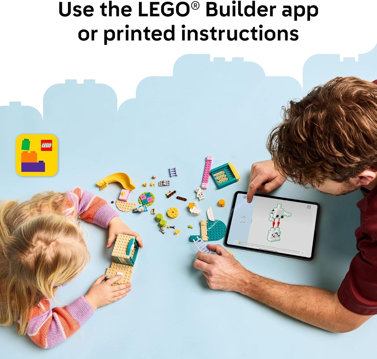 imageLEGO Bluey Playground Fun with Bluey and Chloe Sensory Building Blocks Preschool Pretend Play ampamp Learning Toys for Kids 4 Year Old Girl ampamp Boy Birthday Gifts 11201