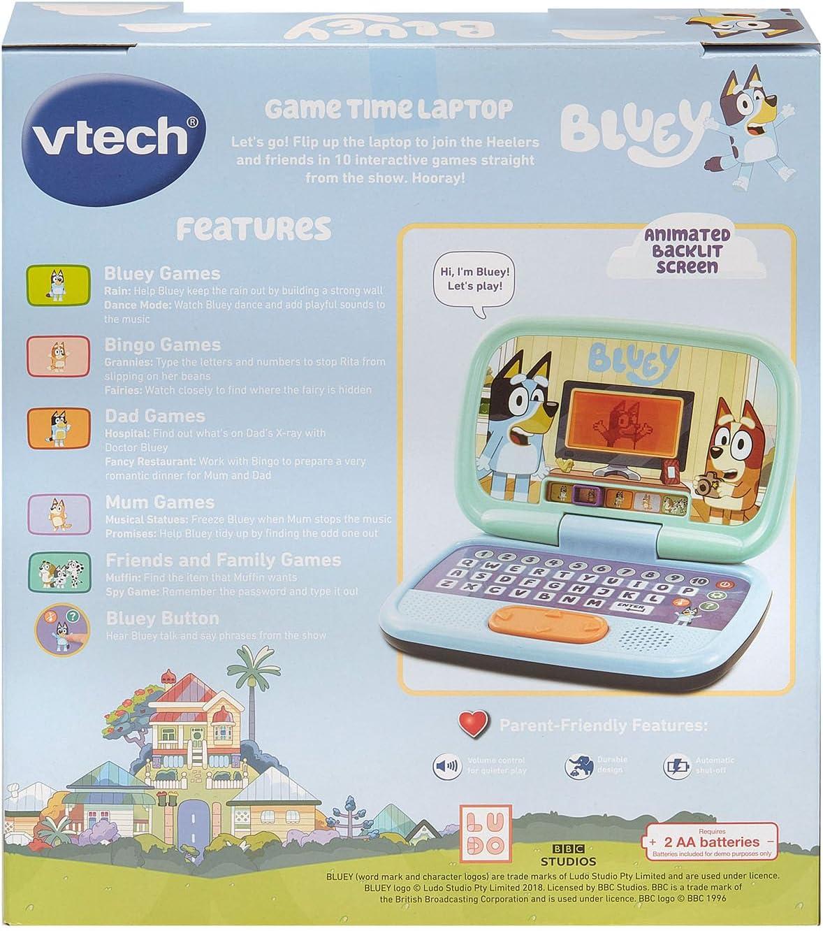 imageVTech Bluey Game Time Laptop