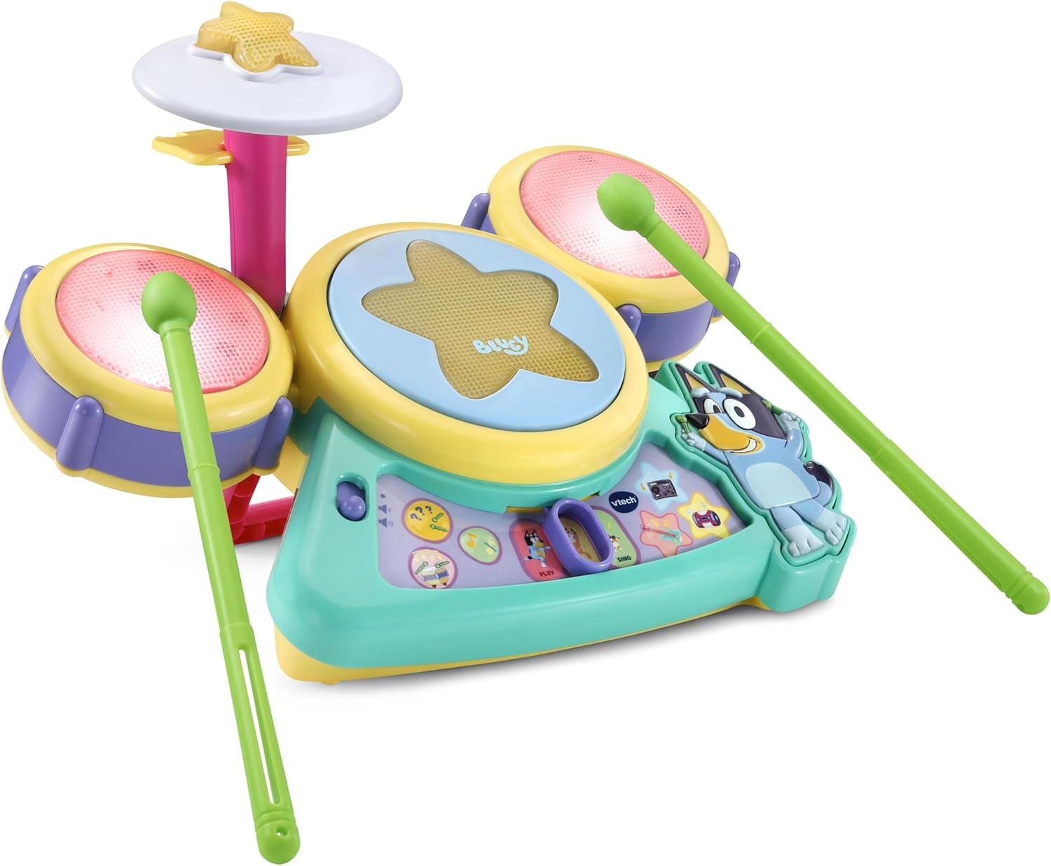 imageVTech Bluey Hooray Drum Set