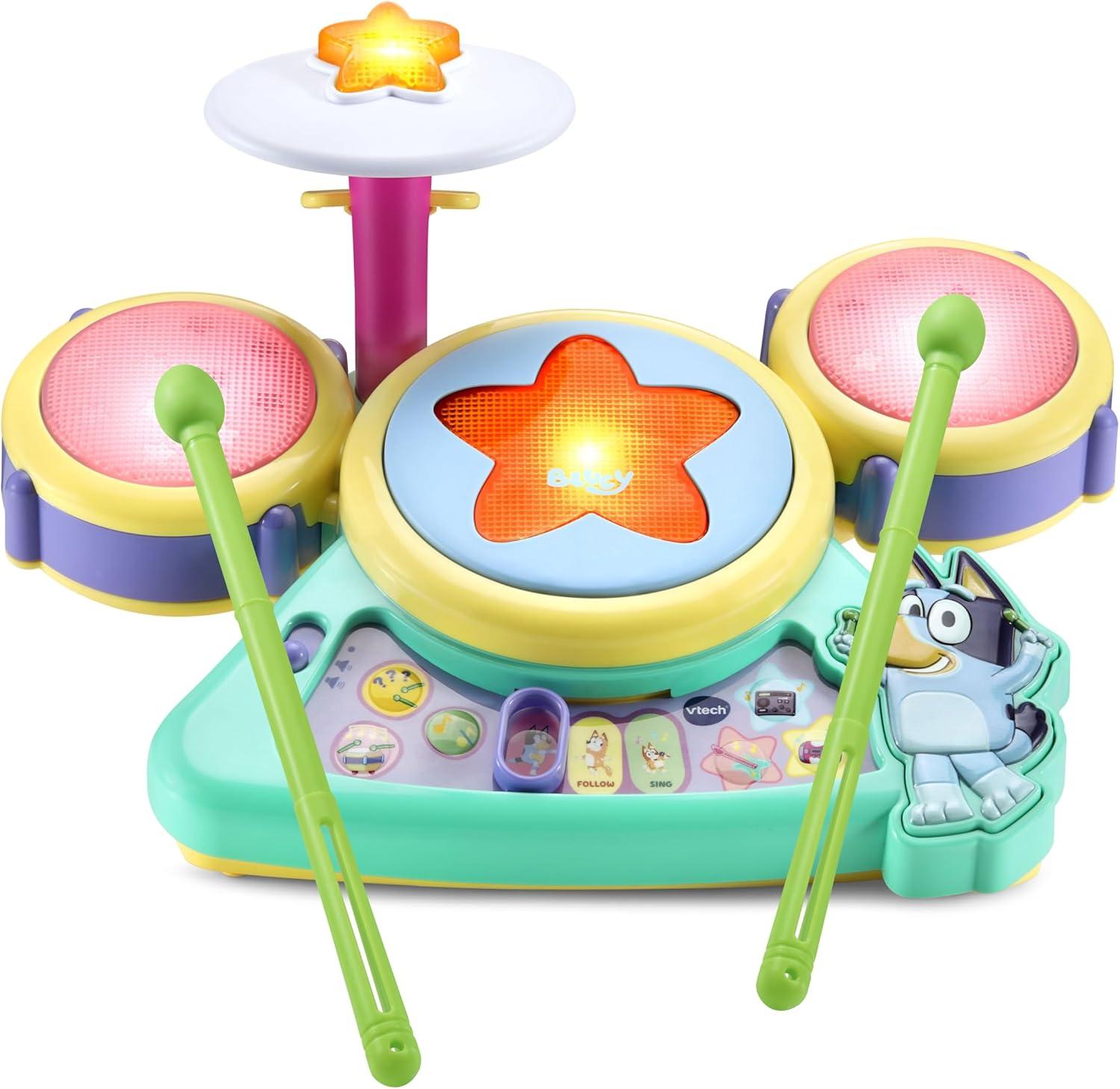 imageVTech Bluey Hooray Drum Set