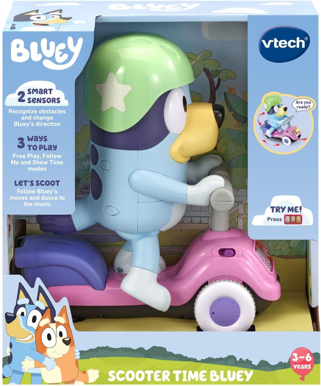 imageVTech Bluey Scooter Time Bluey