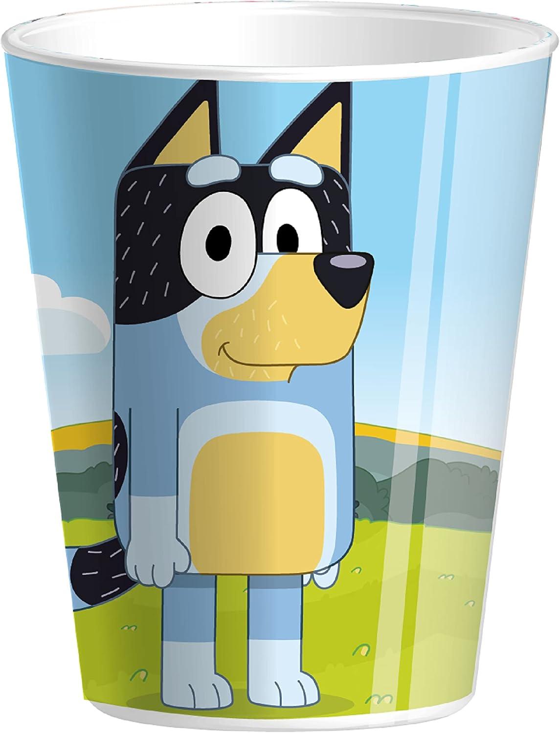 imageZak Designs Bluey Kids Dinnerware Set Includes Plate Bowl and Tumbler Made of Durable Melamine Material and Perfect for Kids 3Piece Set NonBPA