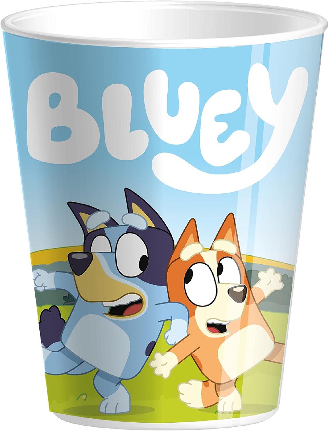 imageZak Designs Bluey Kids Dinnerware Set Includes Plate Bowl and Tumbler Made of Durable Melamine Material and Perfect for Kids 3Piece Set NonBPA