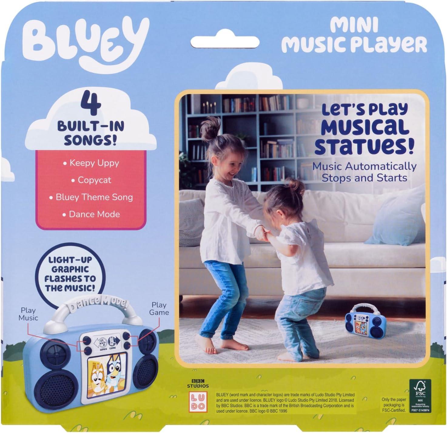 imageeKids Bluey Toy Music Player Toy for Toddlers with Builtin Music Bluey Toys Make Great Stocking Stuffers for Kids