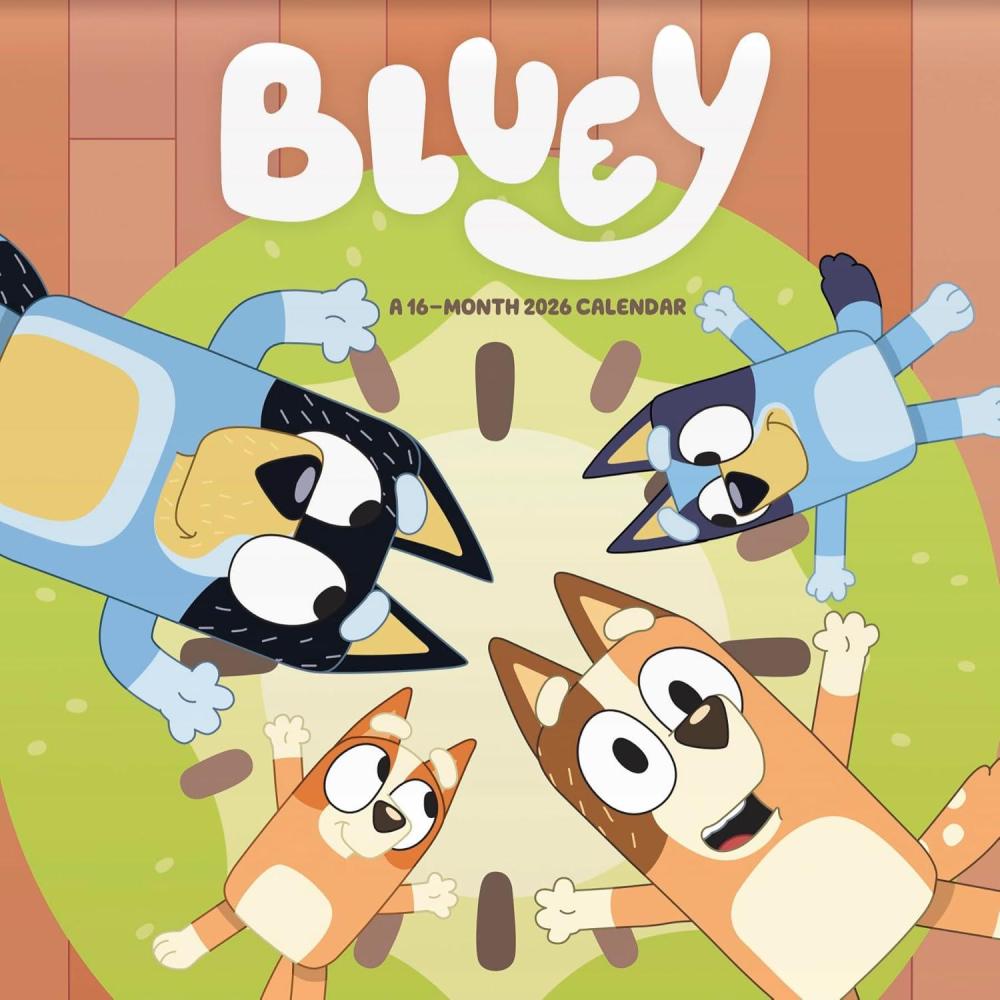 image2026 Bluey Wall Calendar