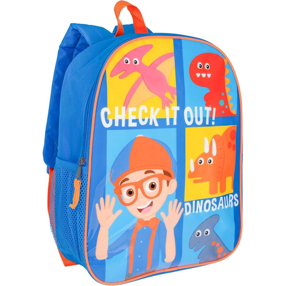 imageAI ACCESSORY INNOVATIONS Bluey ampamp Bingo Kids Backpack Elementary School Girls Book Bag with Padded Straps PurpleBlippi