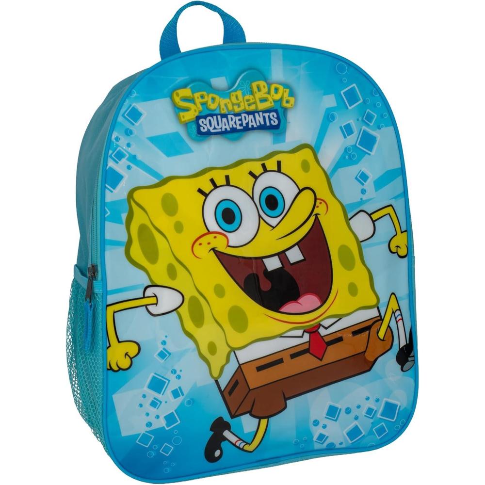 imageAI ACCESSORY INNOVATIONS Bluey ampamp Bingo Kids Backpack Elementary School Girls Book Bag with Padded Straps PurpleSpongebob